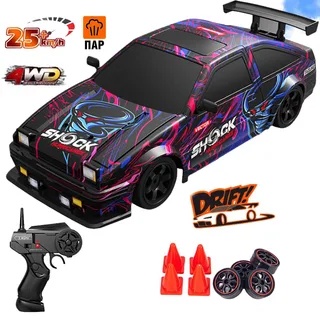 Для дрифта HB Toyota AE86 (4WD, свет, пар, акб, 1:16)