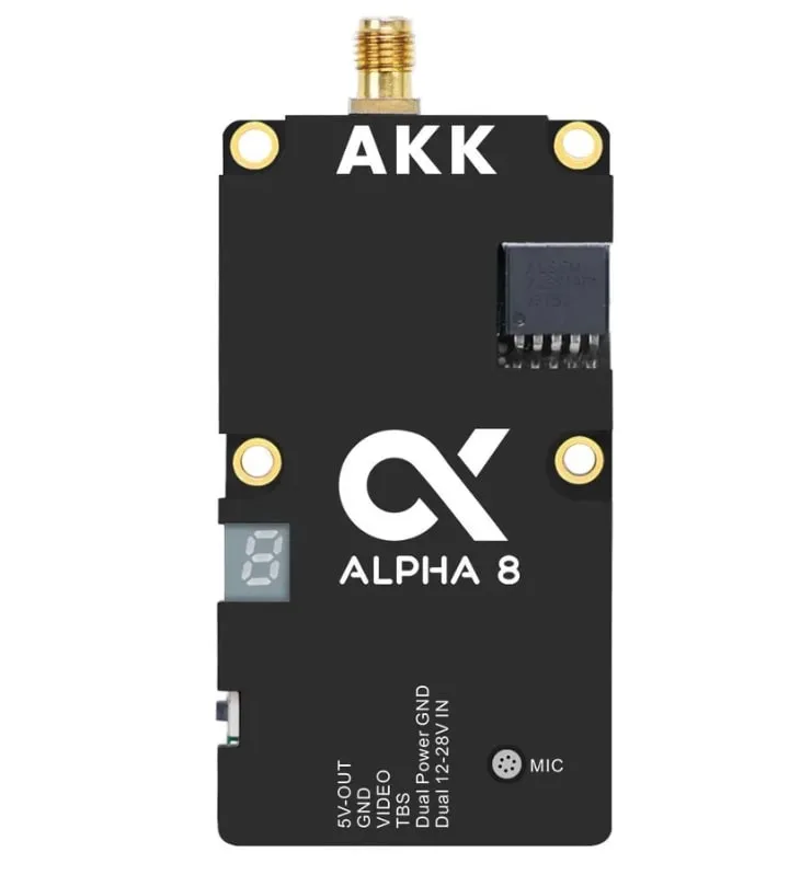 Видеопередатчик AKK Alpha VTX 8 (8W 80CH)