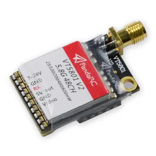 Видеопередатчик PandaRC VT5801 V2 5,8Ghz 48CH 25/100/200/400/600mW (RP-SMA)