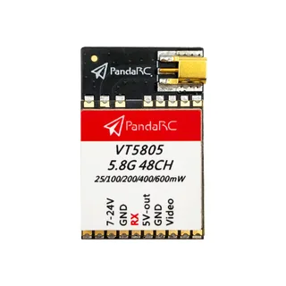 Видеопередатчик PandaRC VT5805 5,8Ghz 48CH 25/100/200/400/600mW (MMCX)